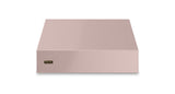 36"W. 18"H. Wall Hood (Finish: Blush, Trim: Brushed Brass)