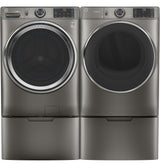 GE® ENERGY STAR® 7.8 cu. ft. Capacity Smart Front Load Electric Dryer with Steam and Sanitize Cycle