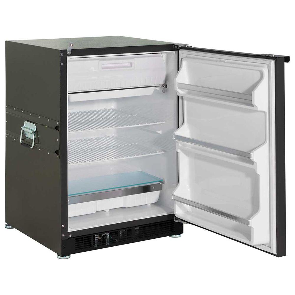 24-in Scientific Dual-Voltage Refrigerator Freezer with Door Style - Green