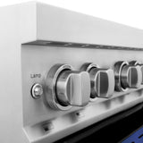 ZLINE 30" 4.0 cu. ft. Induction Range with a 4 Element Stove and Electric Oven in Stainless Steel (RAIND-30) [Color: DuraSnow®]