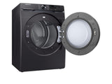 7.5 cu. ft. Smart Gas Dryer with Steam Sanitize+ in Black Stainless Steel