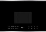 24" Over-The-Range Microwave Oven in Black Glass with Stainless Steel Trim