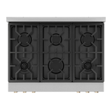 36 Inch Professional Lp Range With Tilt Panel Touch Control In Stainless Steel/bronze  Gordon Ramsay Series
