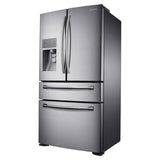 36" Wide, 23 cu. ft. Counter-Depth French Door Refrigerator with Sparkling Water Dispenser (Stainless Steel)