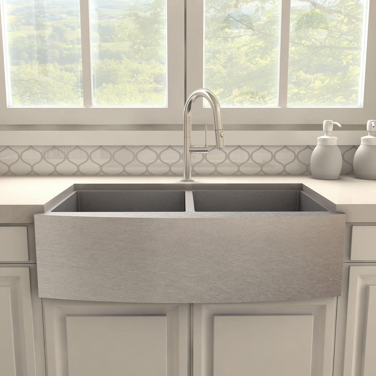 ZLINE Voltaire Pull Down Kitchen Faucet in Brushed Nickel (VLT-KF-BN)
