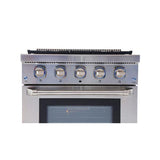 30 Inch Professional Dual Fuel Range In Stainless Steel