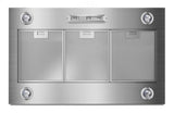 36" Custom Hood Liner - Stainless Steel