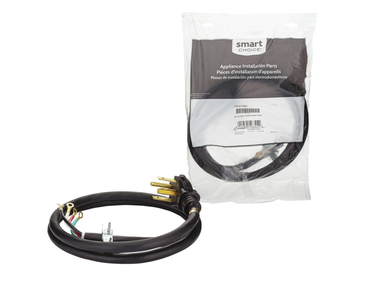 6 Ft 30 Amp 4 Wire Dryer Cord