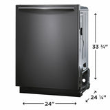 24" Stainless Steel Tub Built-In Dishwasher with CleanBoost™