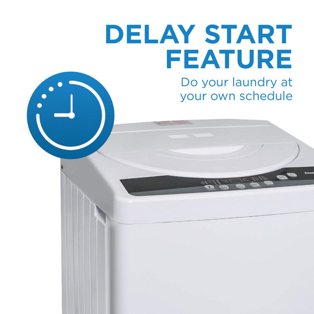 Danby 1.8 cu. ft. Compact Top Load Washing Machine in White