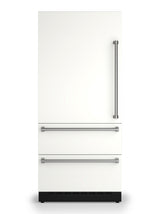 36"W. Integrated Bottom Freezer Door Panel Left Hinge - Pure White