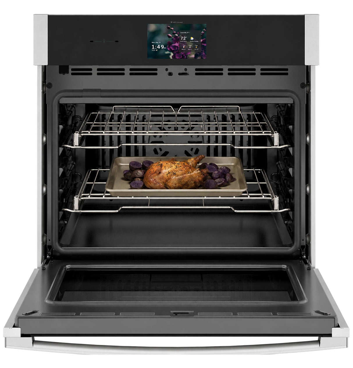 GE Profile™ 30" Smart Built-In Convection Single Wall Oven with In-Oven Camera and No Preheat Air Fry