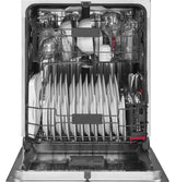 GE Café™ Series Stainless Interior Built-In Dishwasher with Hidden Controls