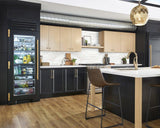 30 Inch Stainless Glass Door Right Hinge Refrigerator Column