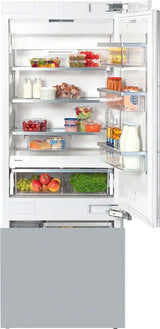 KF 1803 Vi MasterCool fridge-freezer with large storage space and high-quality features for exacting demands.