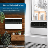 Friedrich K hl Inverter 16,000 BTU 230V Smart Window/Wall Air Conditioner with Electric Heat