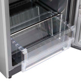 Forno Fortezza 32 Inch Right-Swing Convertible Refrigerator/Freezer with Trim Kit, Stainless Steel, Total No Frost