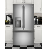 GE Profile™ Series ENERGY STAR® 22.1 Cu. Ft. Smart Counter-Depth French-Door Refrigerator with Keurig® K-Cup® Brewing System