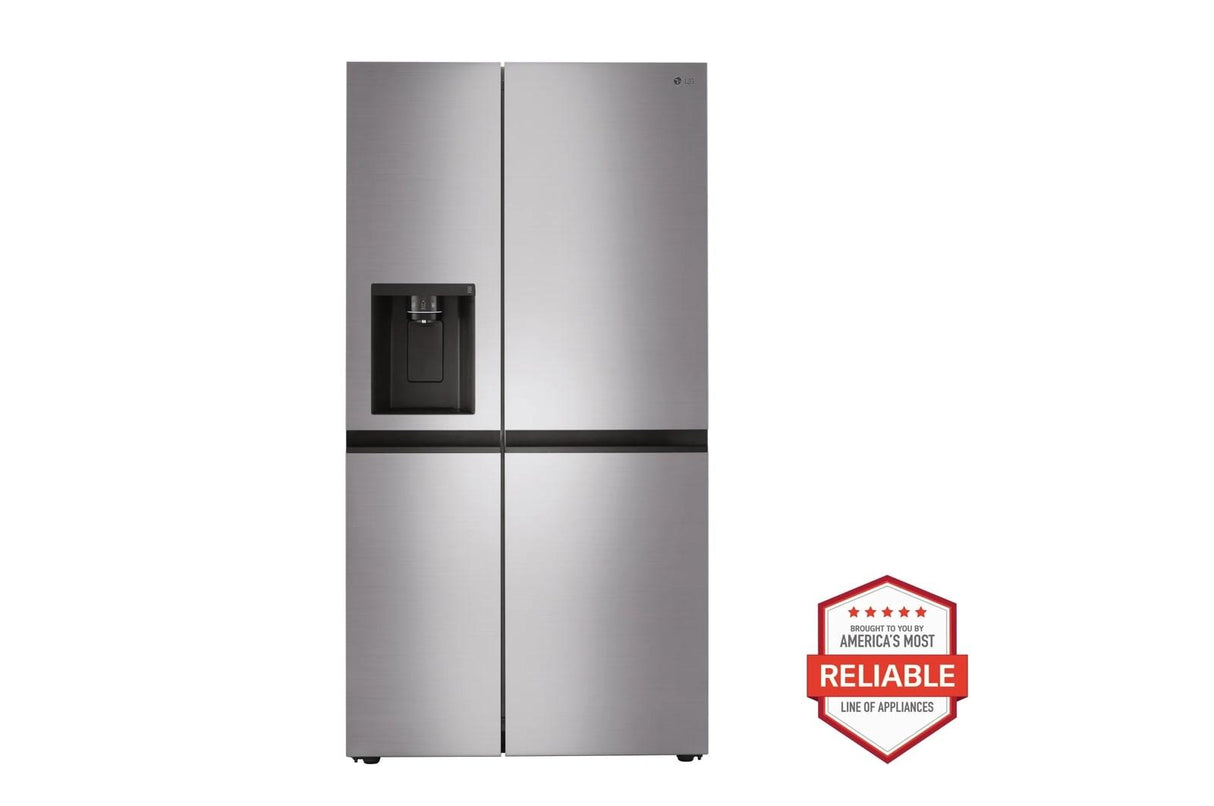 23 cu. ft. Side-by-Side Counter-Depth Refrigerator with Smooth Touch Dispenser