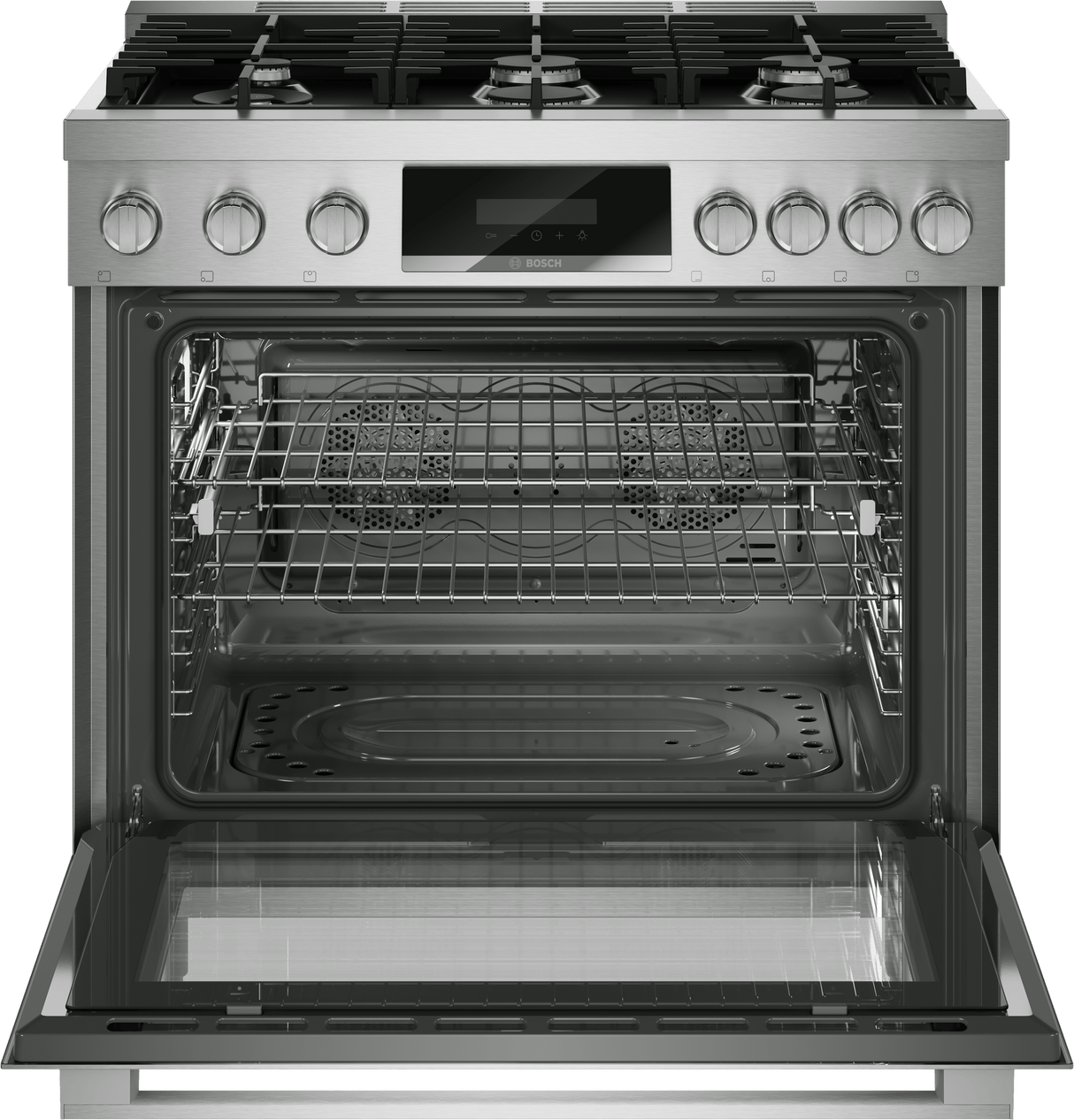 800 Series, Gas freestanding range, 36'', Stainless steel