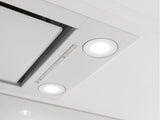 DA 2690 AM Insert ventilation hood with energy-efficient LED lighting and backlit controls for easy use.