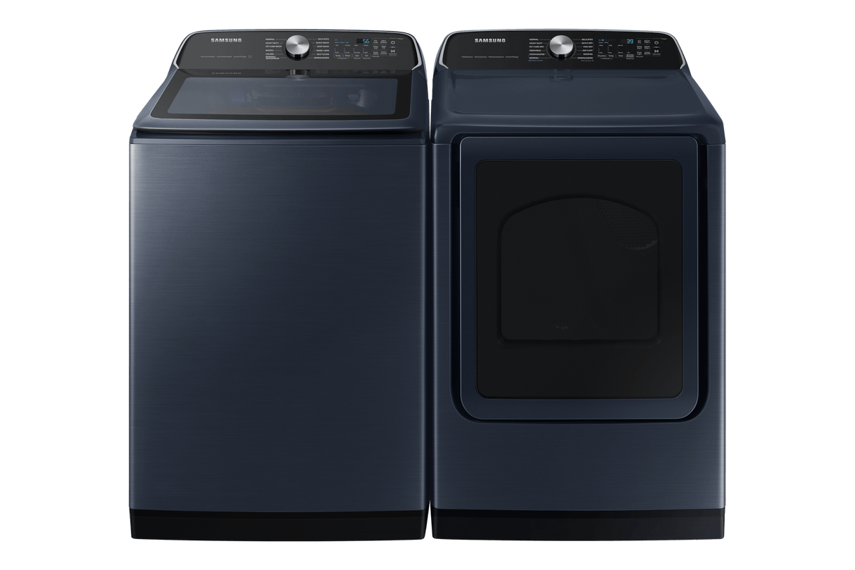 7.4 cu. ft. Smart Gas Dryer with Pet Care Dry and Steam Sanitize+ in Brushed Navy