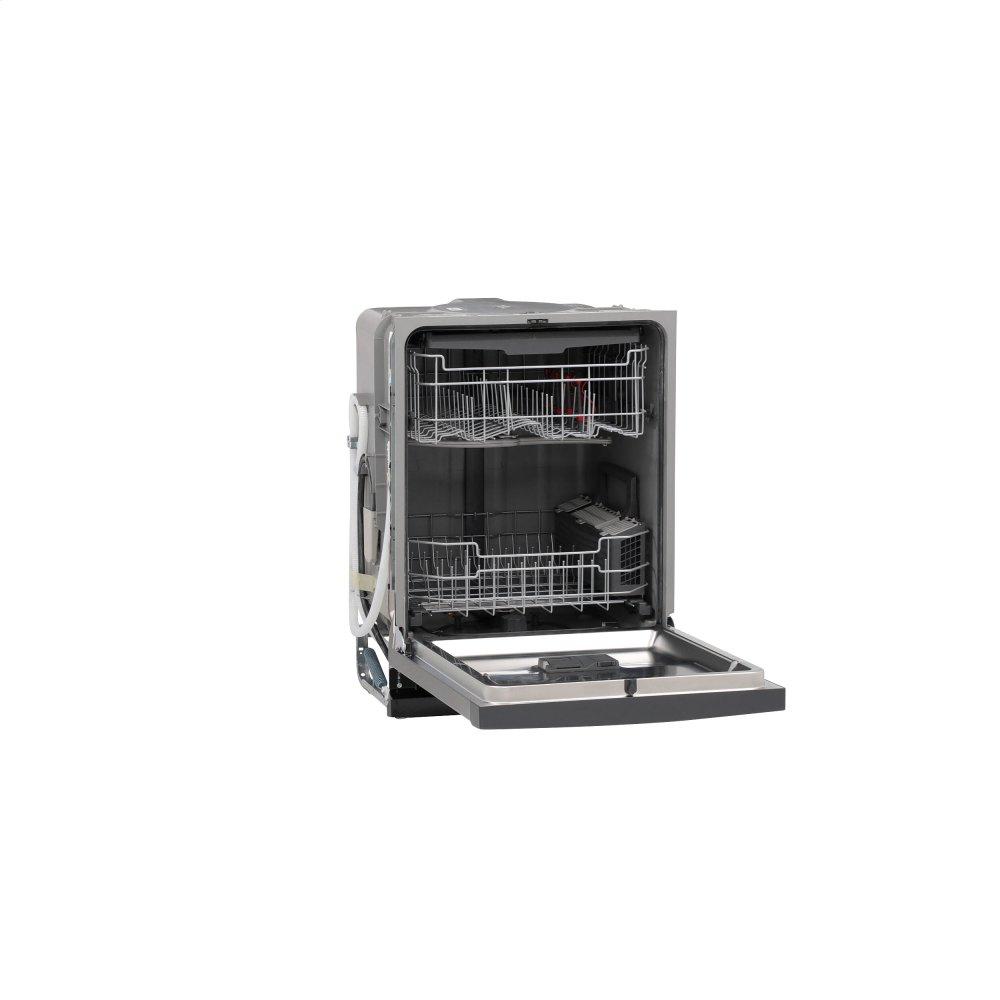 GE® Hybrid Stainless Steel Interior Dishwasher with Hidden Controls