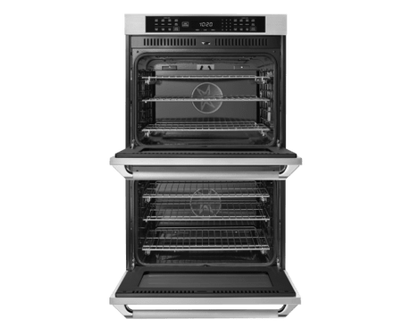 30" Double Wall Oven, Silver Stainless Steel with Pro Style Handle