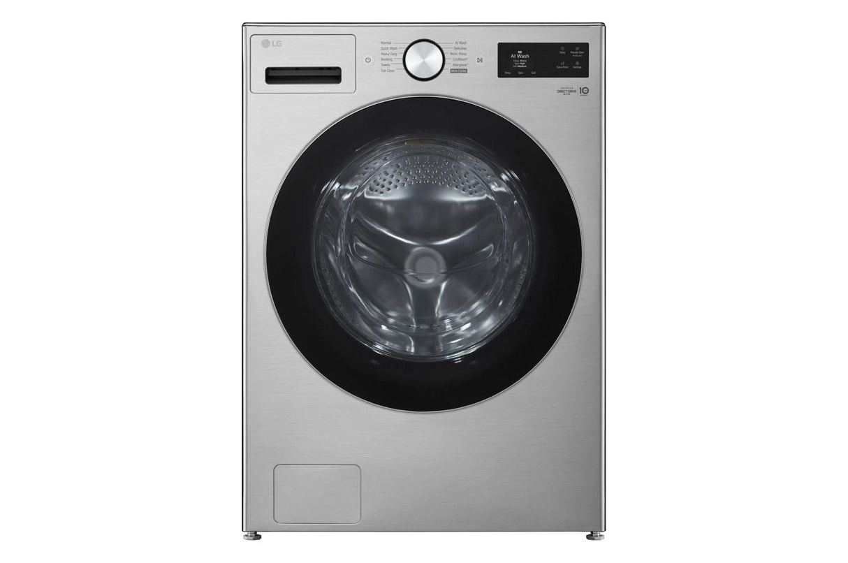 5.0 cu. ft. Mega Capacity Smart Front Load Washer with TurboWash® 360(degree), Built-In Intelligence and Hybrid Electronic Controls with LCD Display