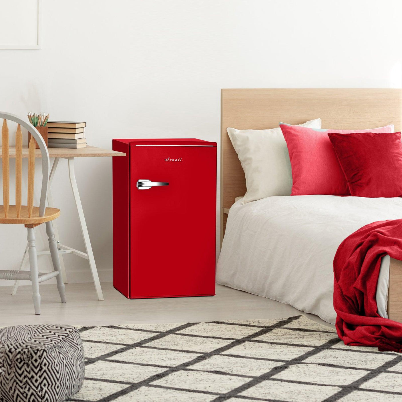 Avanti 3.0 Cu. Ft. Retro Compact Refrigerator - Red