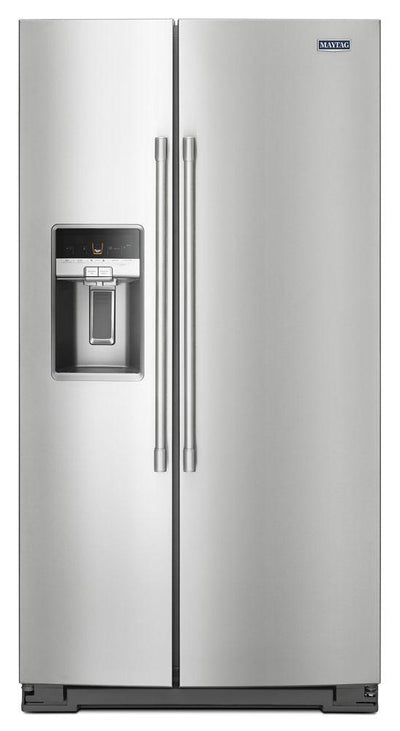 36- Inch Wide Side-by-Side Refrigerator with External Ice and Water- 26 Cu. Ft.
