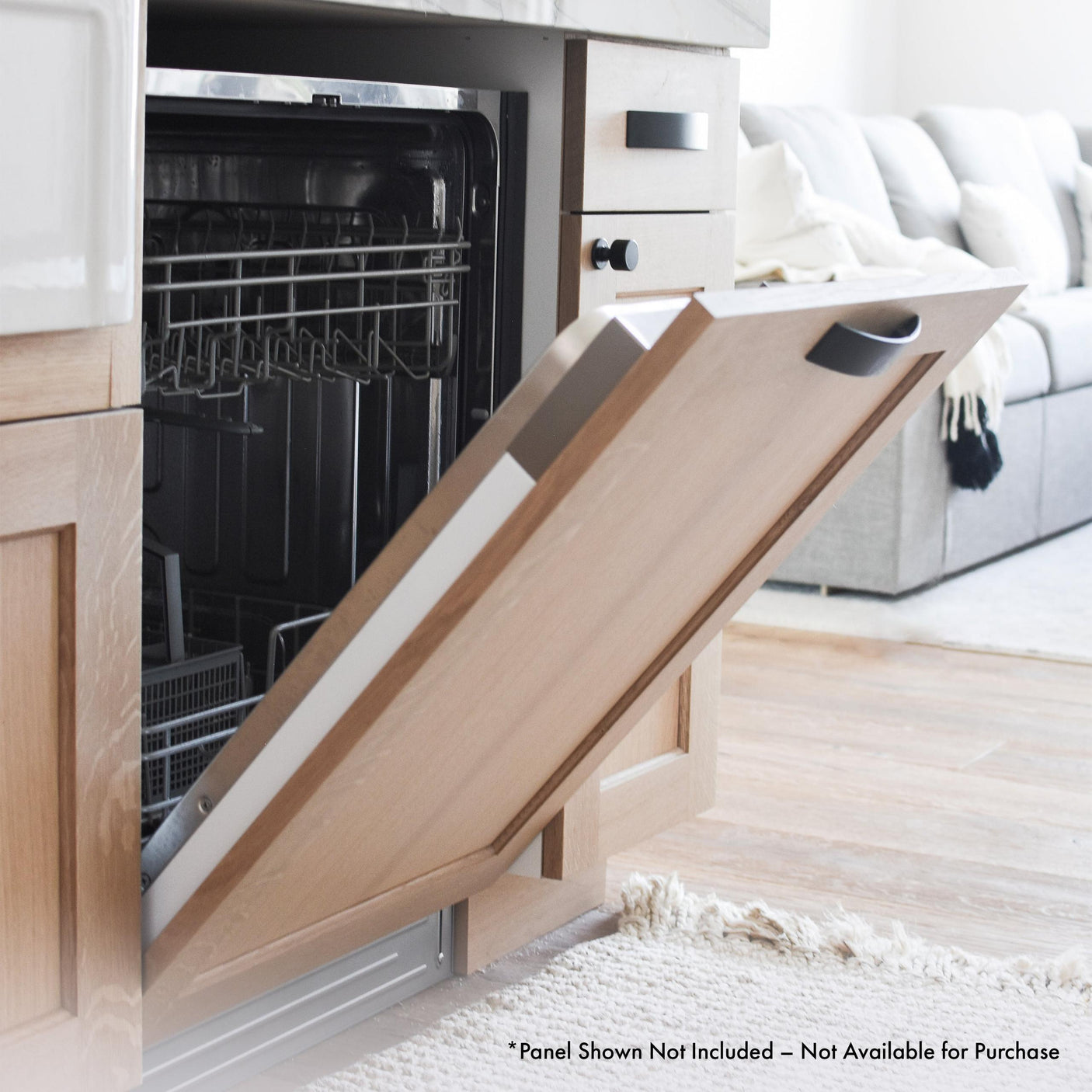 ZLINE 24 in. Panel Ready Top Control Dishwasher with Stainless Steel Tub, 52dBa (DW7713-24) [Color: Panel Ready]
