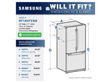 18 cu. ft. Counter Depth French Door Refrigerator