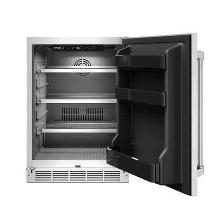 Gordon Ramsay Collection 24 Inch Outdoor Undercounter Beverage Cooler In Stainless Steel