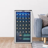 Danby 36 Bottle Free-Standing Wine Cooler in Platinum