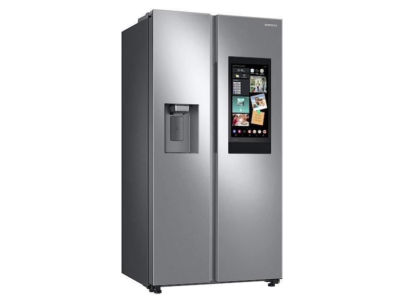 22 cu. ft. Counter Depth Side-by-Side Refrigerator with Touch Screen Family Hub™ in Stainless Steel