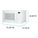 Avanti 1.5 cu. ft. Microwave Oven - Stainless Steel