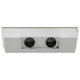 Forno Frassanito 48-Inch Recessed Range Hood, Stainless Steel Baffle Filters, LED Lighting