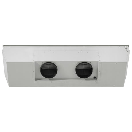 Forno Frassanito 48-Inch Recessed Range Hood, Stainless Steel Baffle Filters, LED Lighting