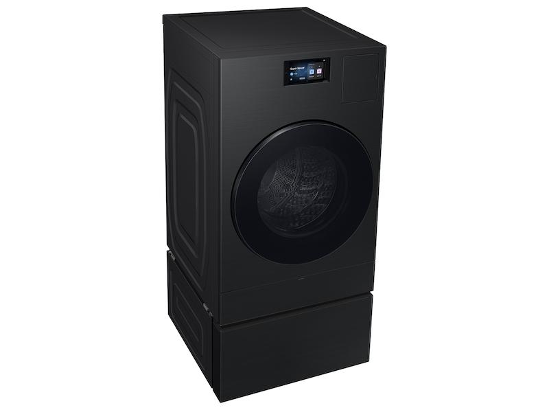 Bespoke AI Laundry Combo™ Pedestal with Storage Drawer in Brushed Black
