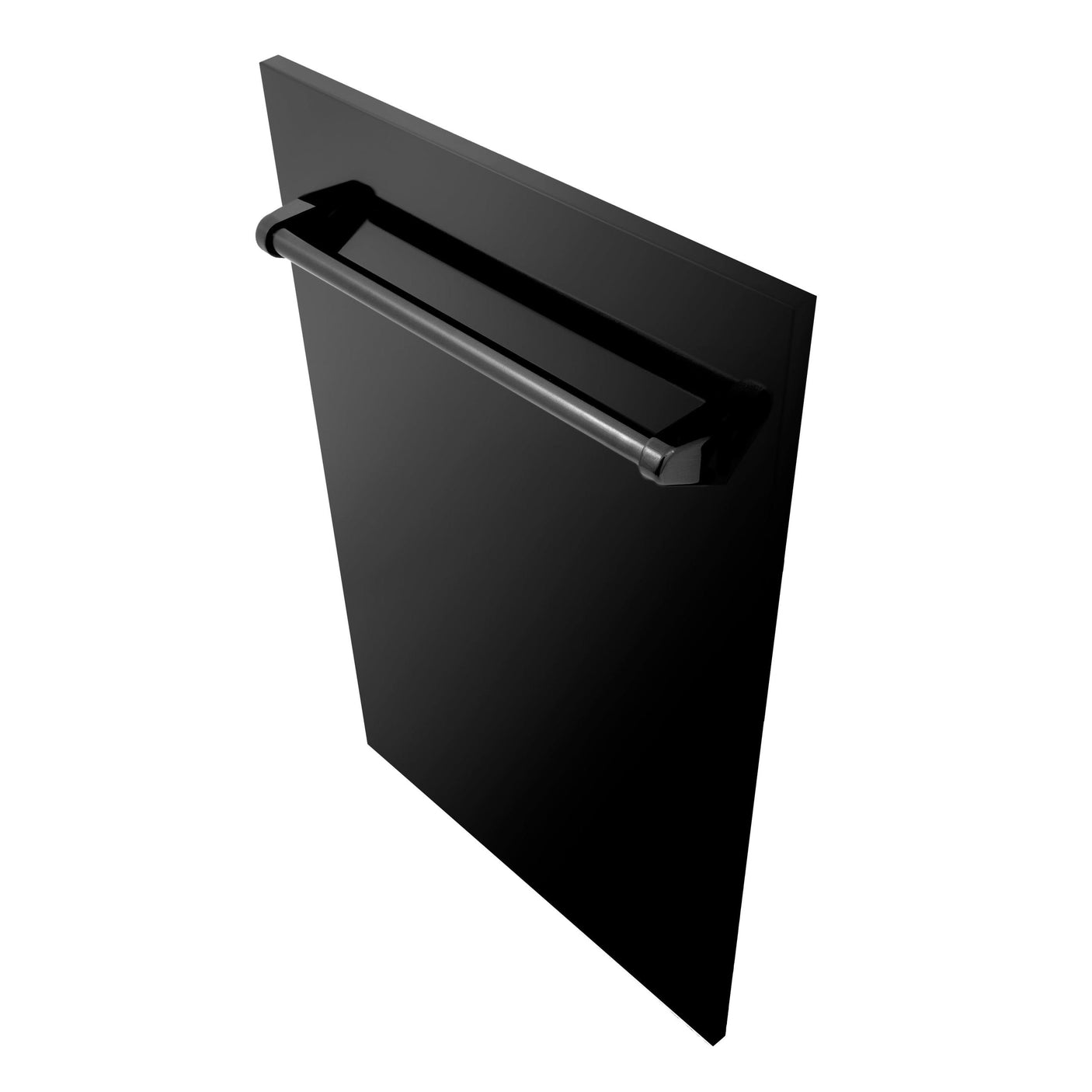 ZLINE 18" Tallac Series 3rd Rack Top Control Dishwasher with Traditional Handle, 51dBa [Color: Black Stainless Steel]