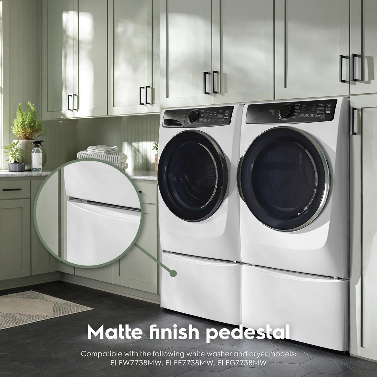 Front Load Perfect Steam™ Electric Dryer with Balanced Dry™ and Instant Refresh - 8.0 Cu. Ft.