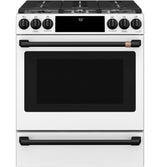 Café™ 30" Smart Slide-In, Front-Control, Gas Range with Convection Oven