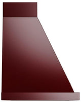 Nostalgie 36 Inch Burgundy Wall Mount Convertible Range Hood