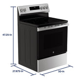 GE® ENERGY STAR® 30" Free-Standing Electric Range with Crisp Mode