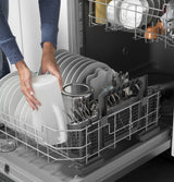 GE® ENERGY STAR® Top Control with Plastic Interior Dishwasher with Sanitize Cycle & Dry Boost