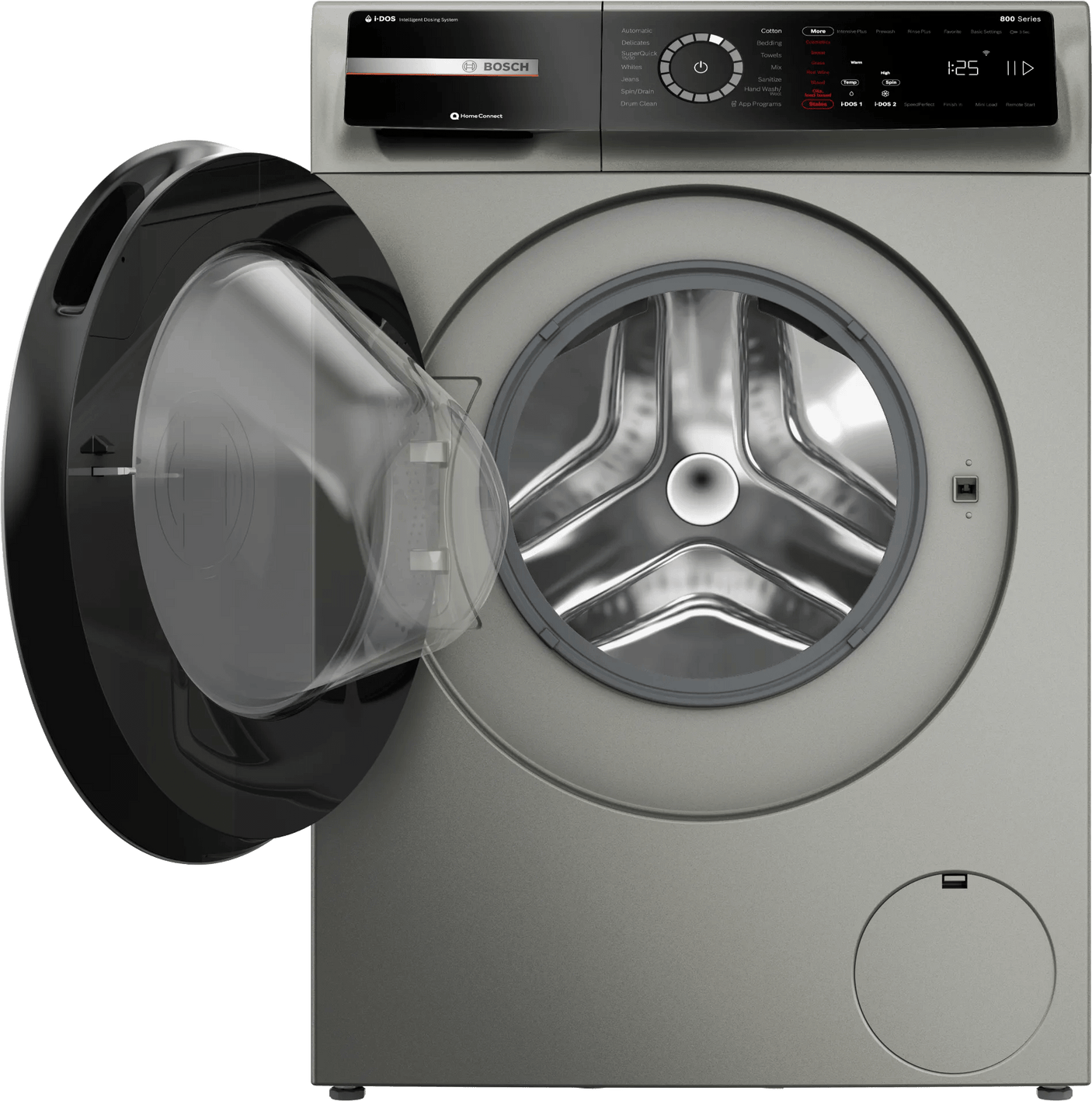 800 Series Compact Washer , Pearl Steel