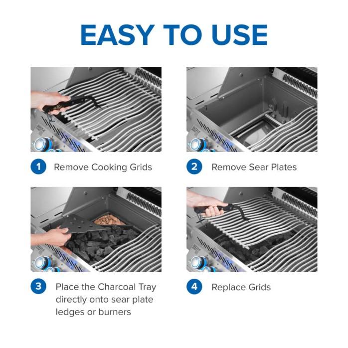 Cast Iron Charcoal and Smoker Tray
