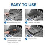 Cast Iron Charcoal and Smoker Tray