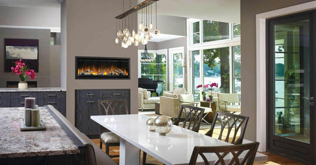 Alluravision 42 Deep Depth Wall Hanging Electric Fireplace